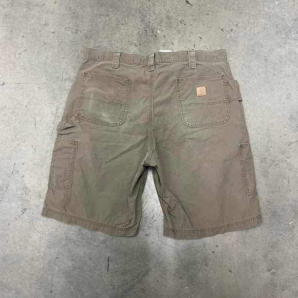 Y2K Carhartt Khaki Cargo‎ Shorts - Picture 1 of 7